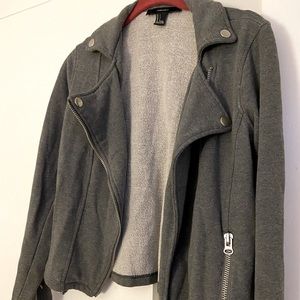 Forever 21 Sweatshirt Jacket